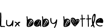 LUXBABYBOTTLE Logo